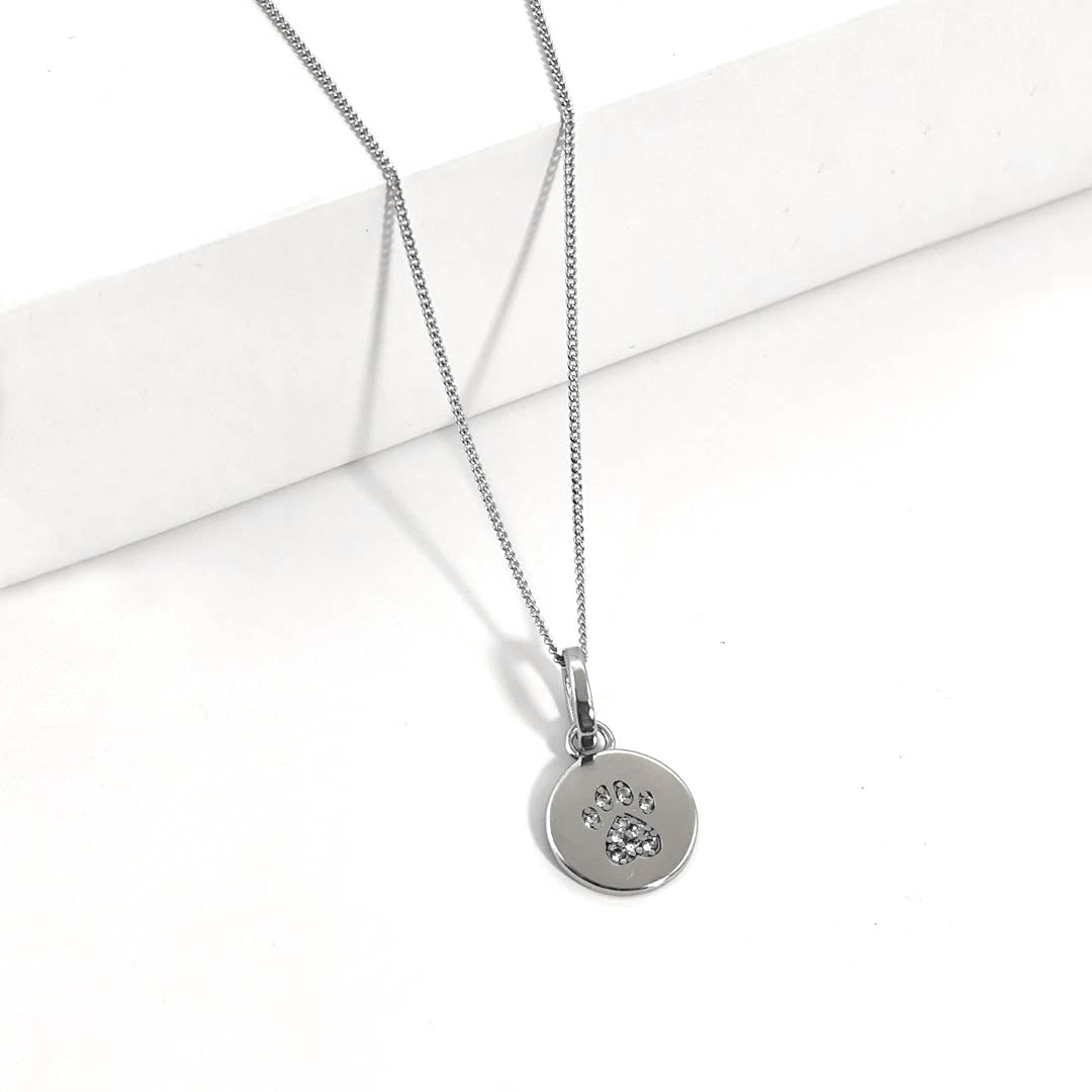 Collar Huellita personalizado - Plata 925