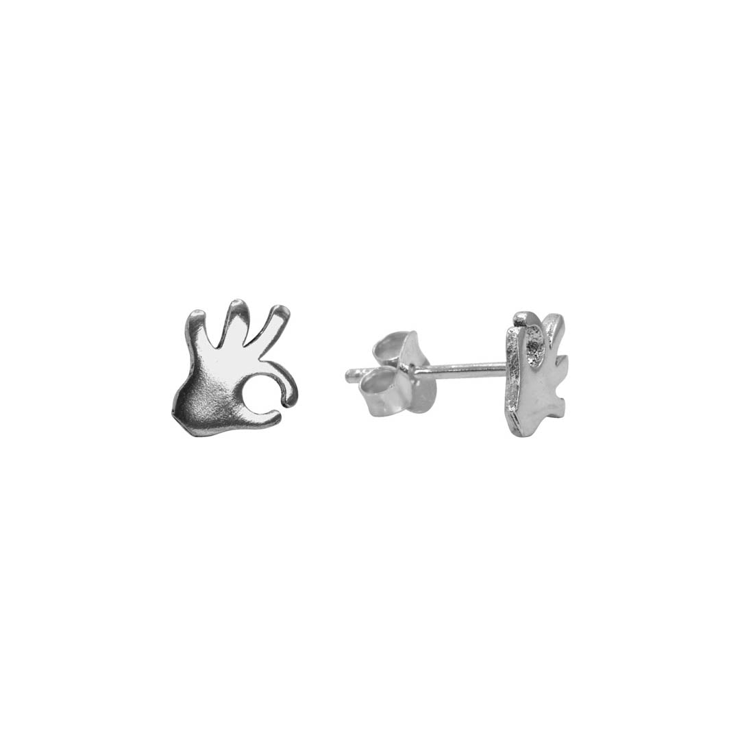 Aros Manito Okey - Plata 925