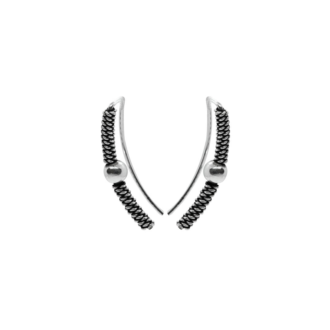Aros Trepadores Esferas - Plata 925