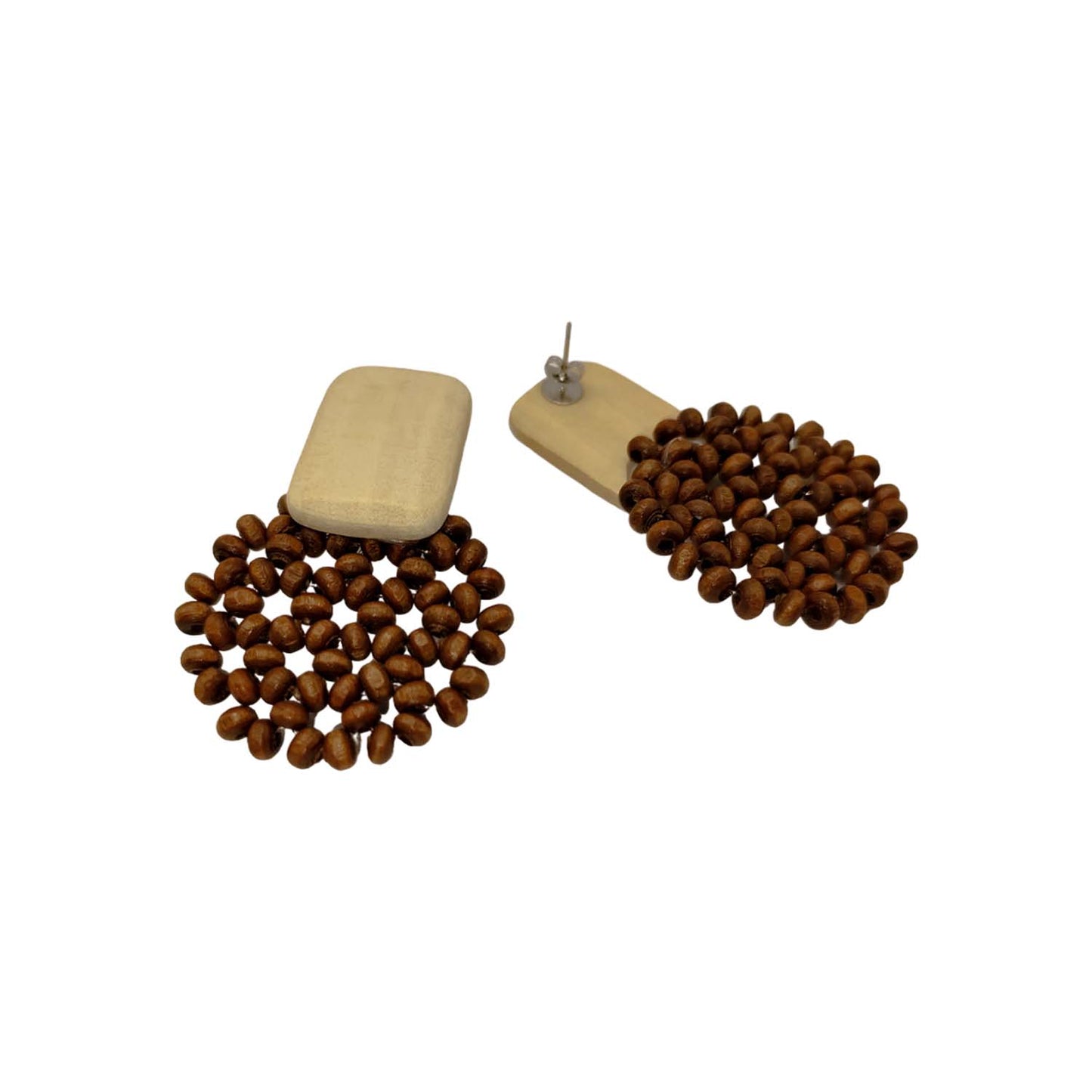 Aros madera hipoalergénicos - Modelo Marrakech
