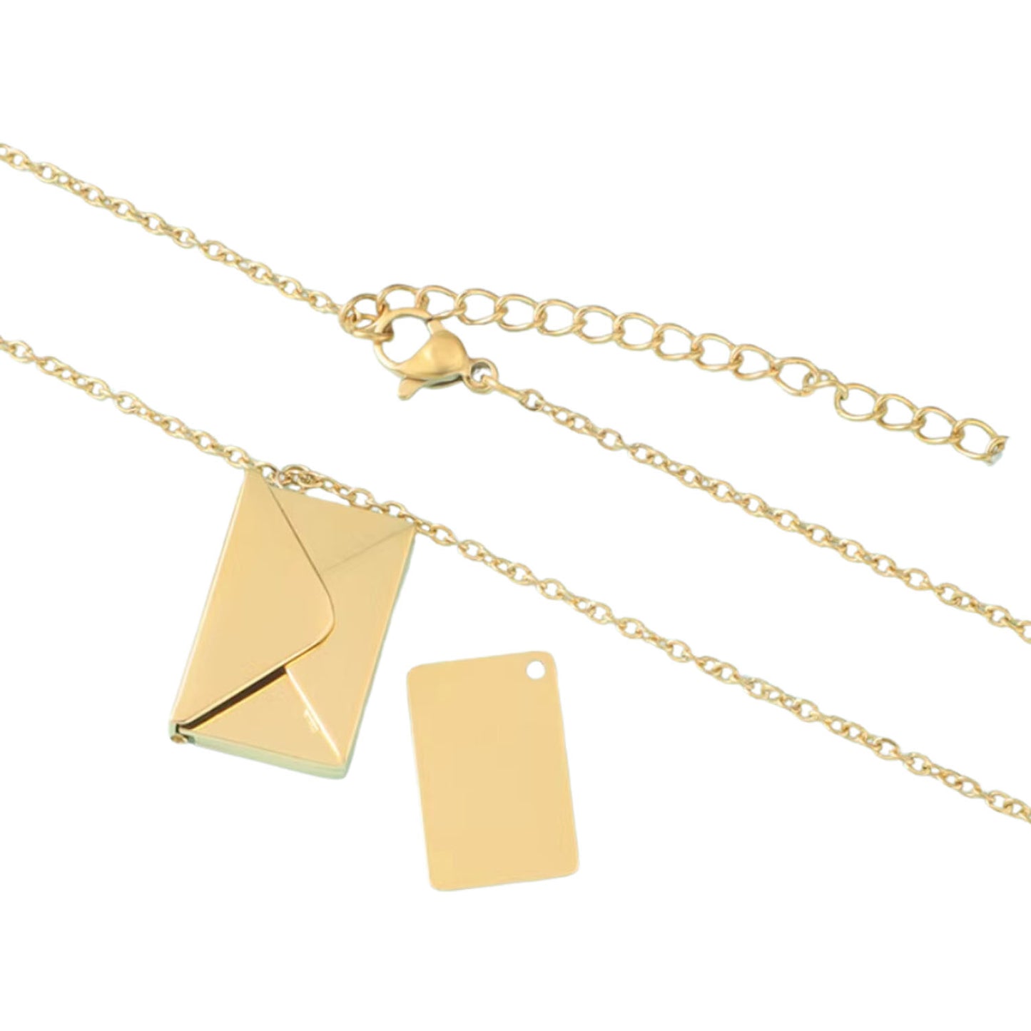 Collar personalizado Carta gold