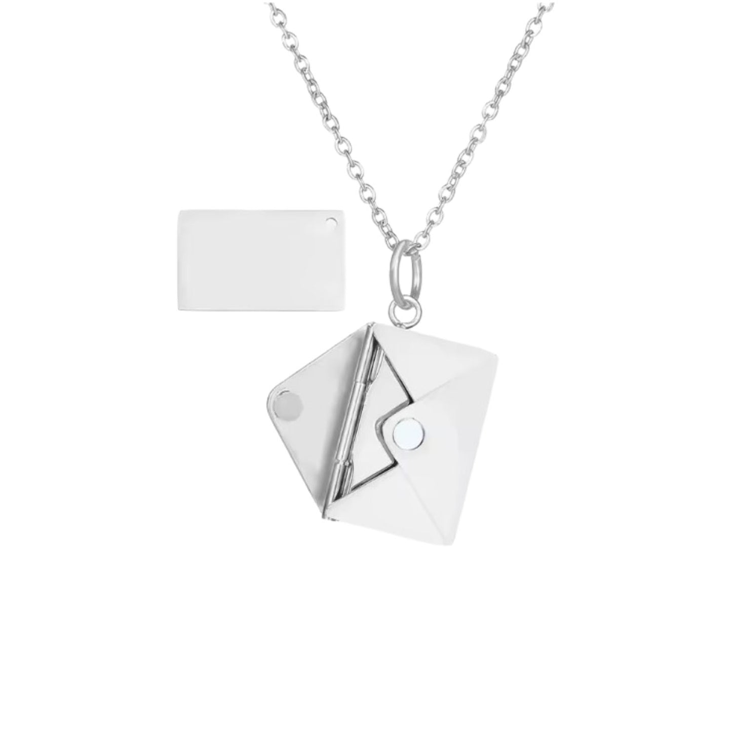 Collar personalizado Carta silver
