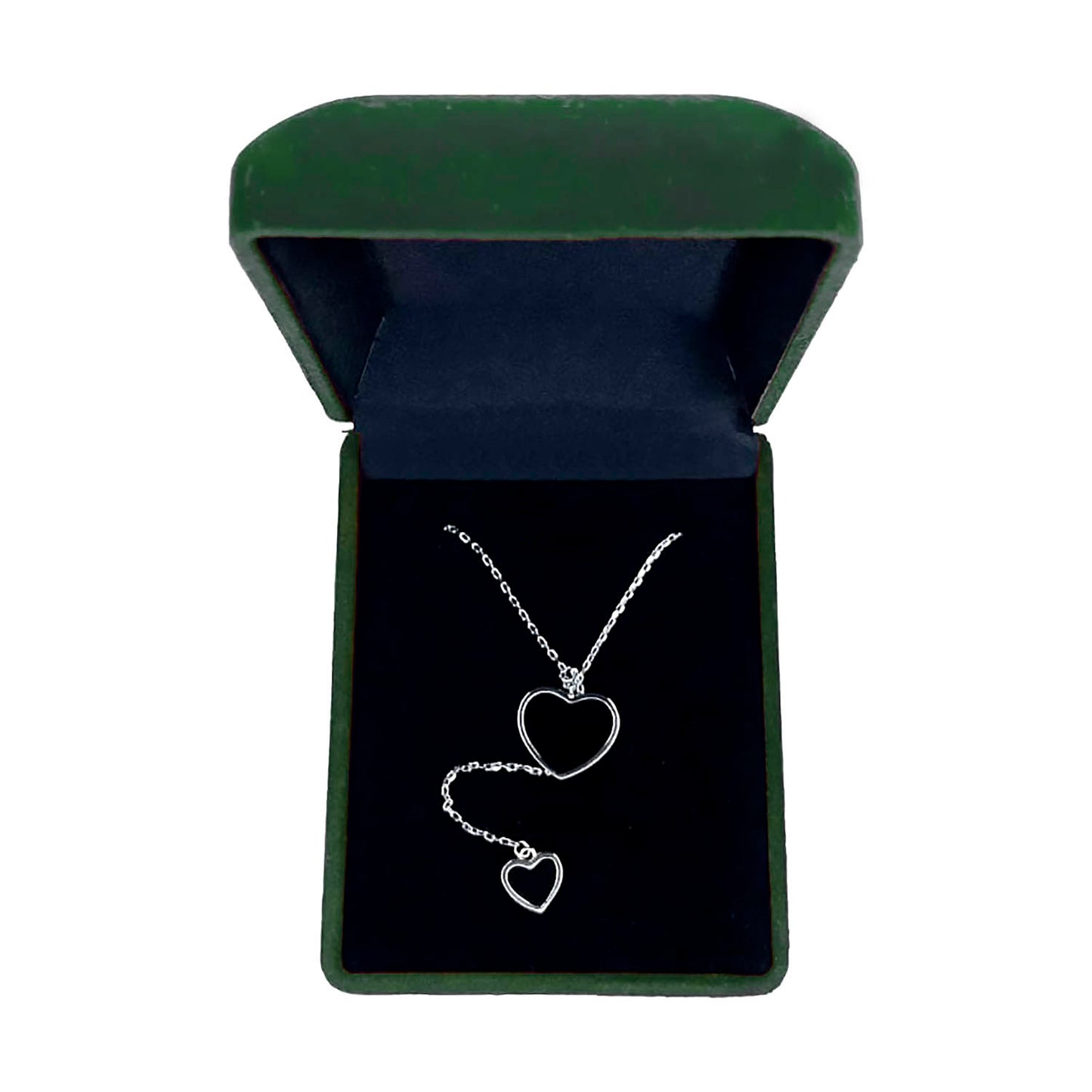 Collar plata 925 Black Heart