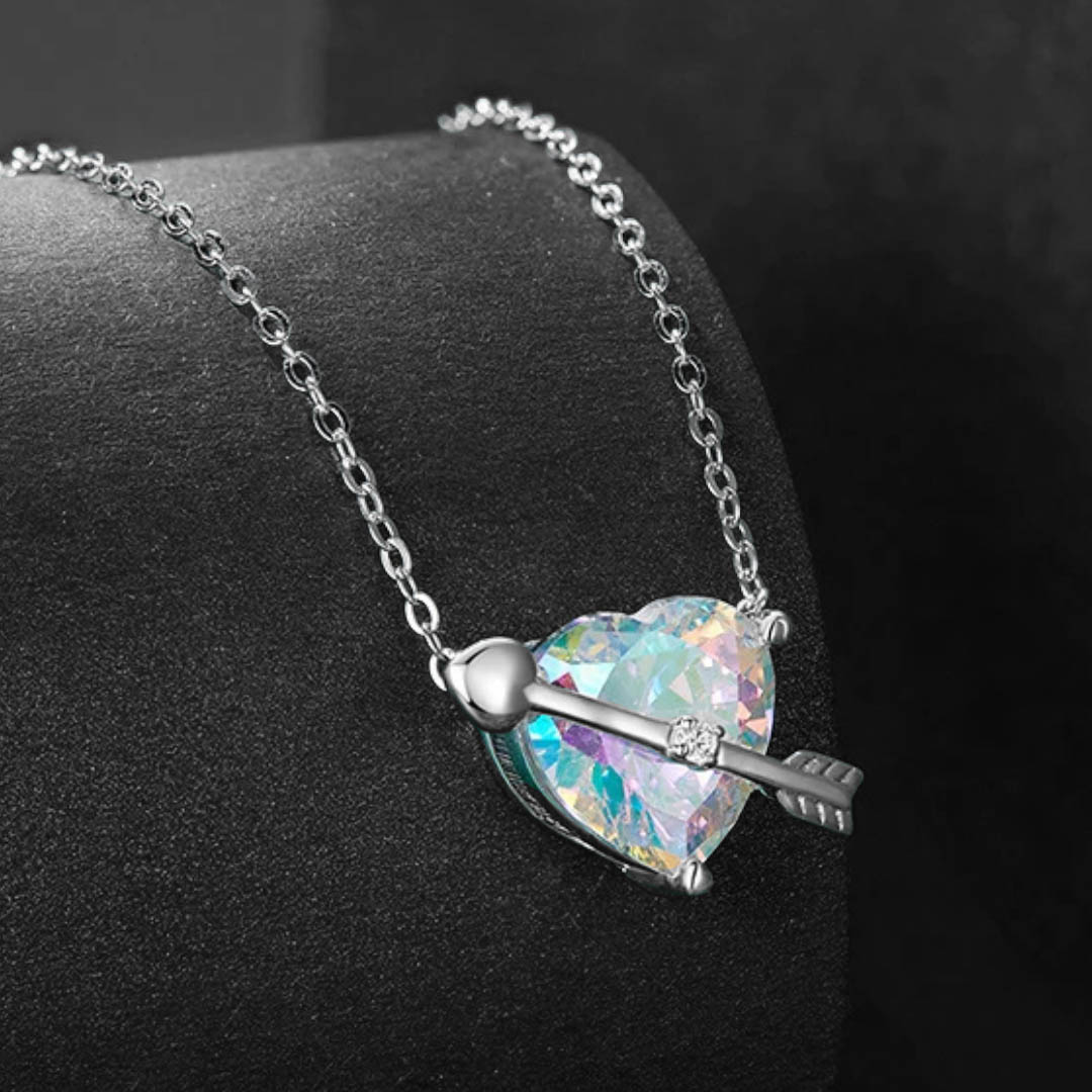 Collar Corazón Tornasol - plata 925