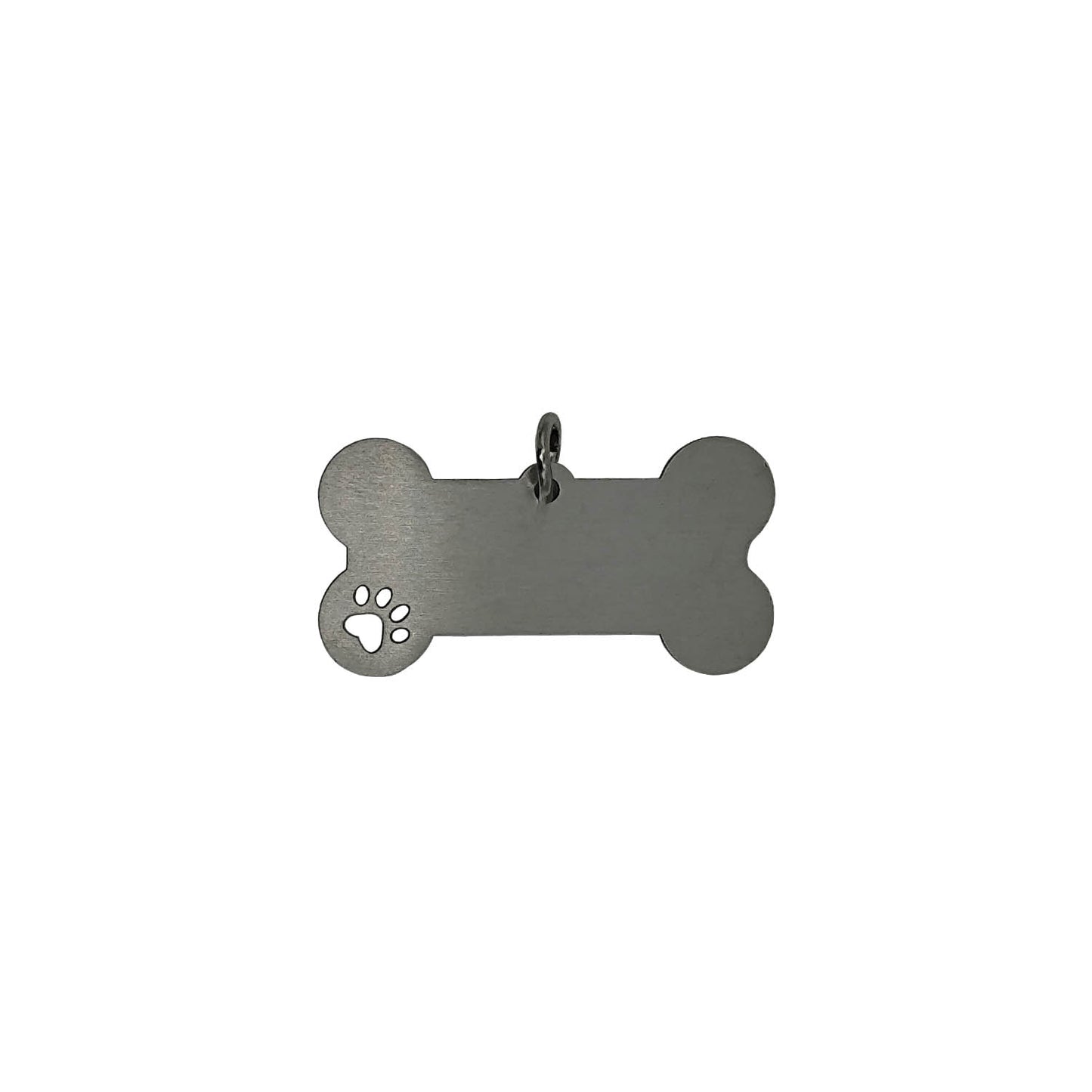 Placa Identificación Hueso silver