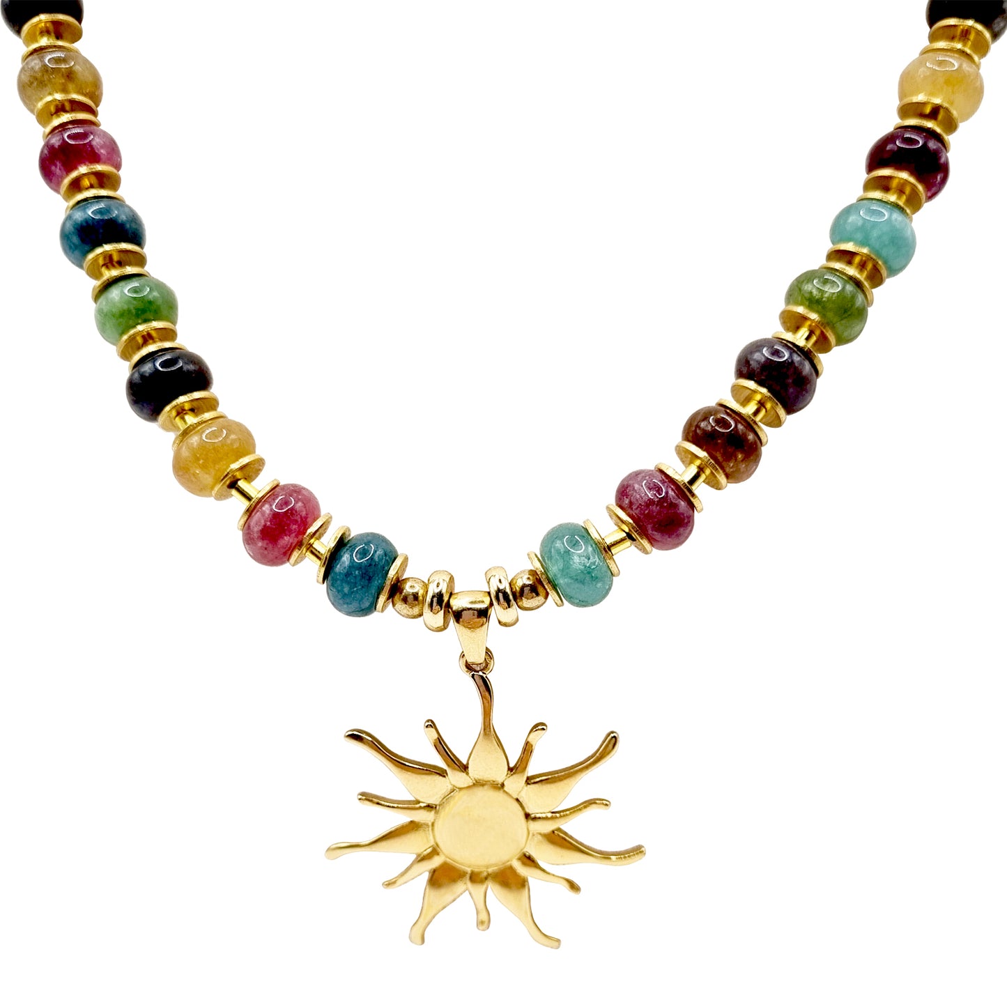 Collar Sol de Turmalina