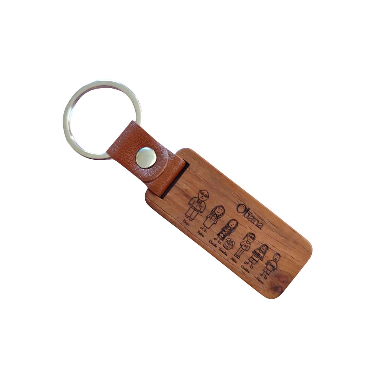 Llavero Personalizable Madera
