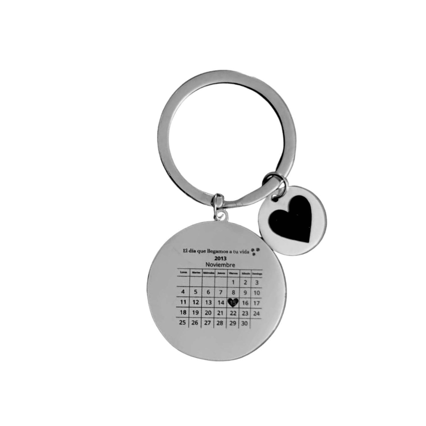 Llavero Circular silver