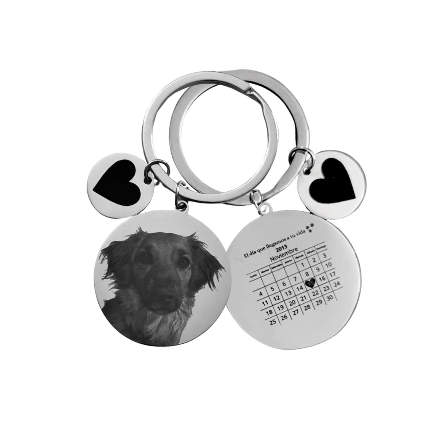 Llavero Circular silver