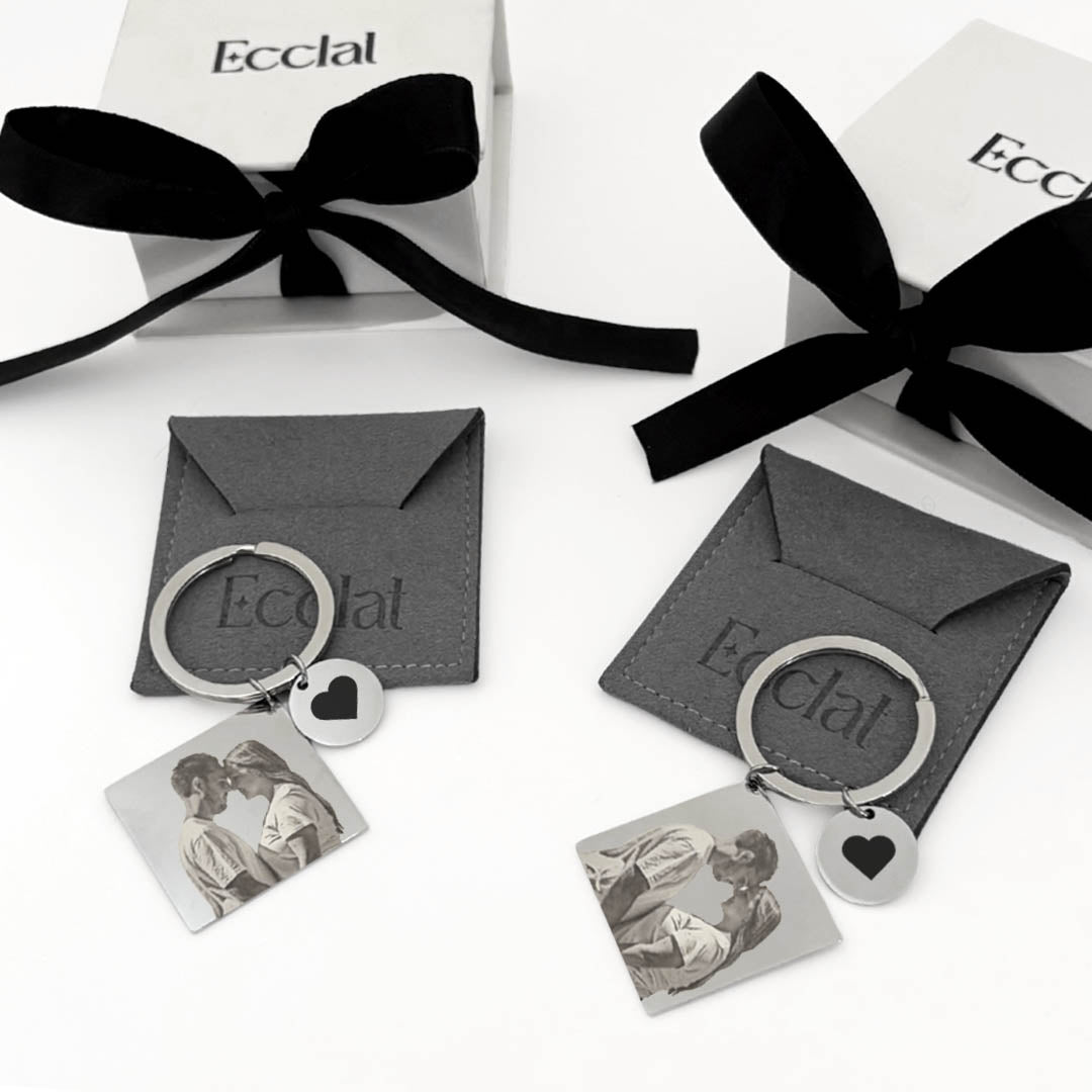 Set Llavero Cuadrado Personalizados