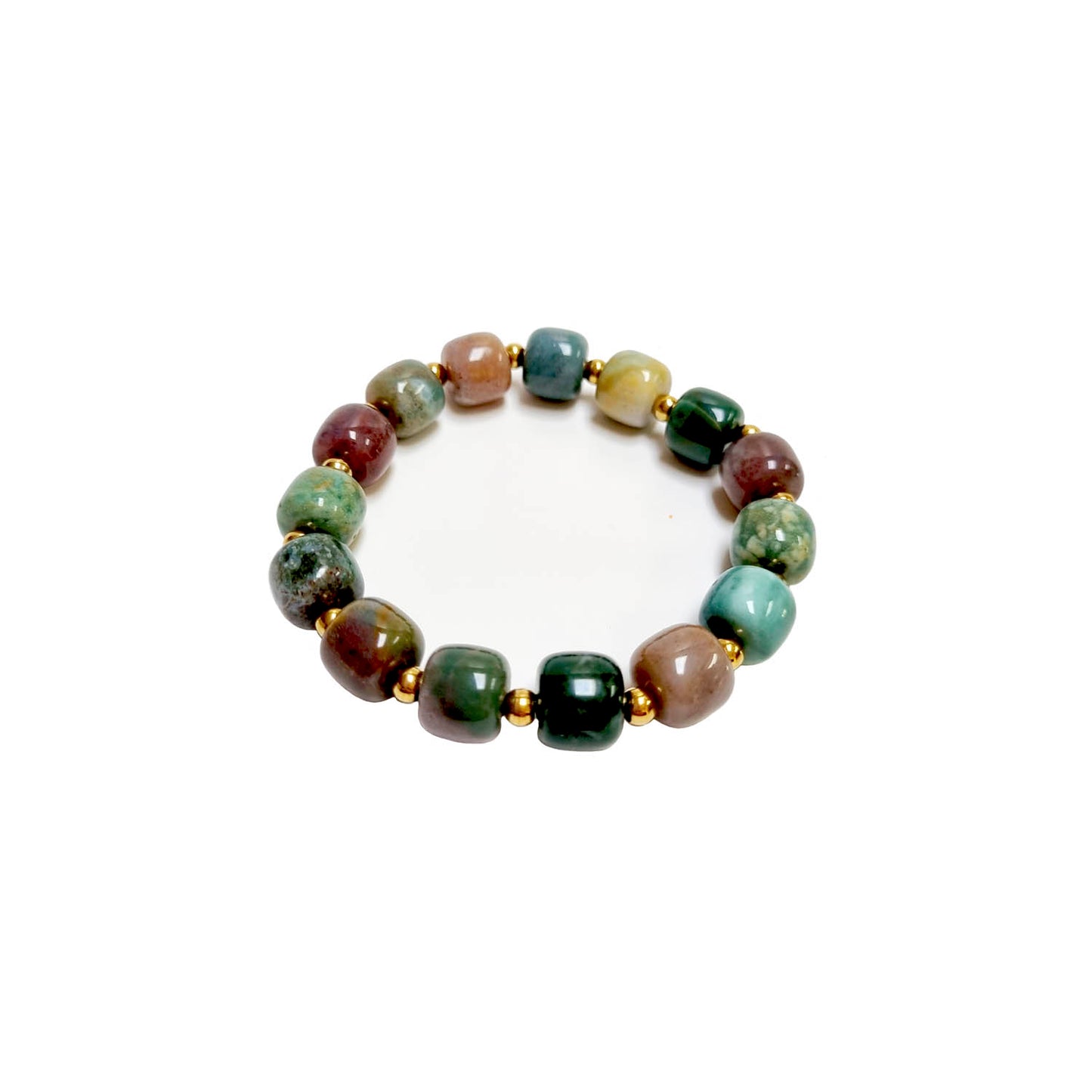 Pulsera Ágata India - Hecho a mano - Modelo Asia