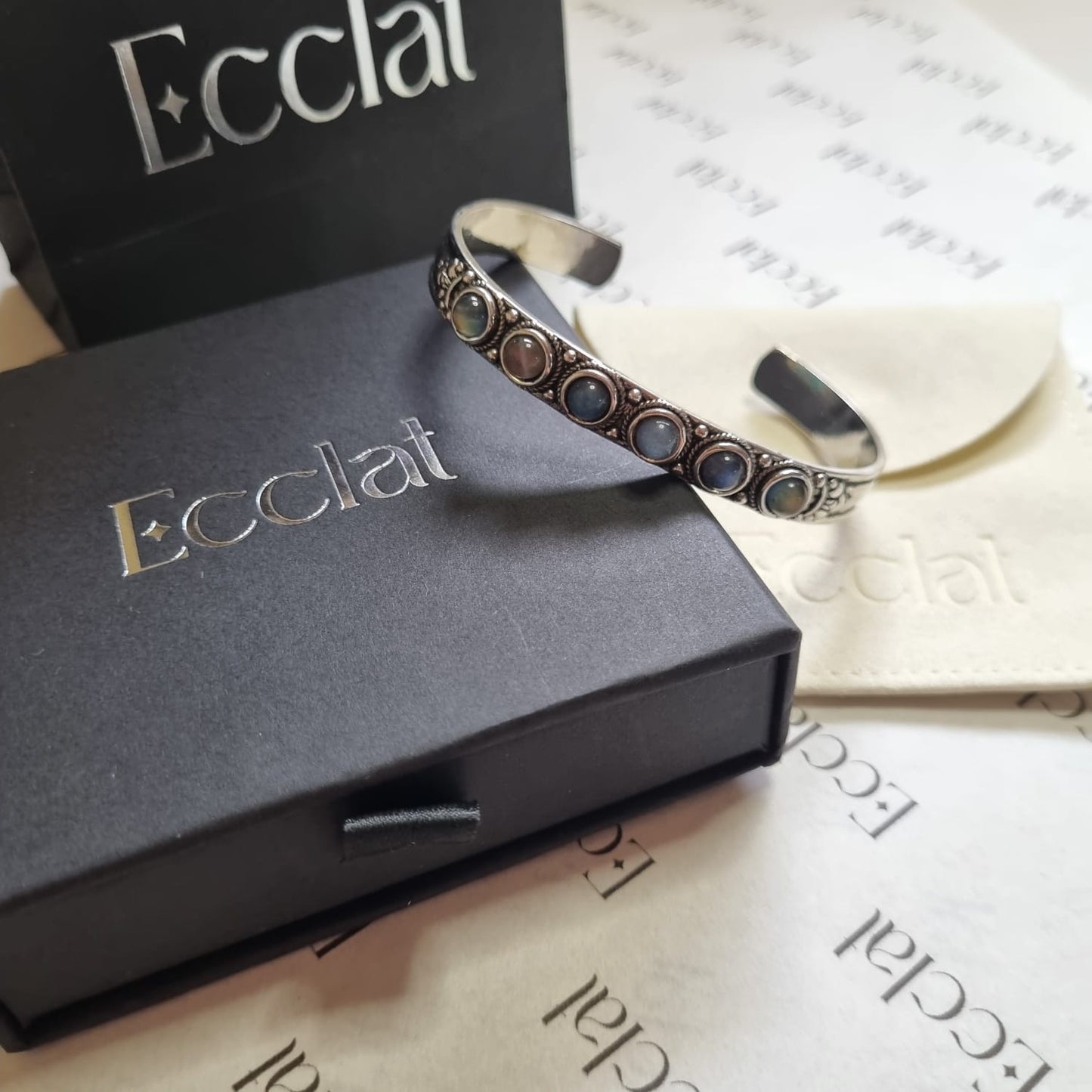 Pulsera esclava Piedra lunar