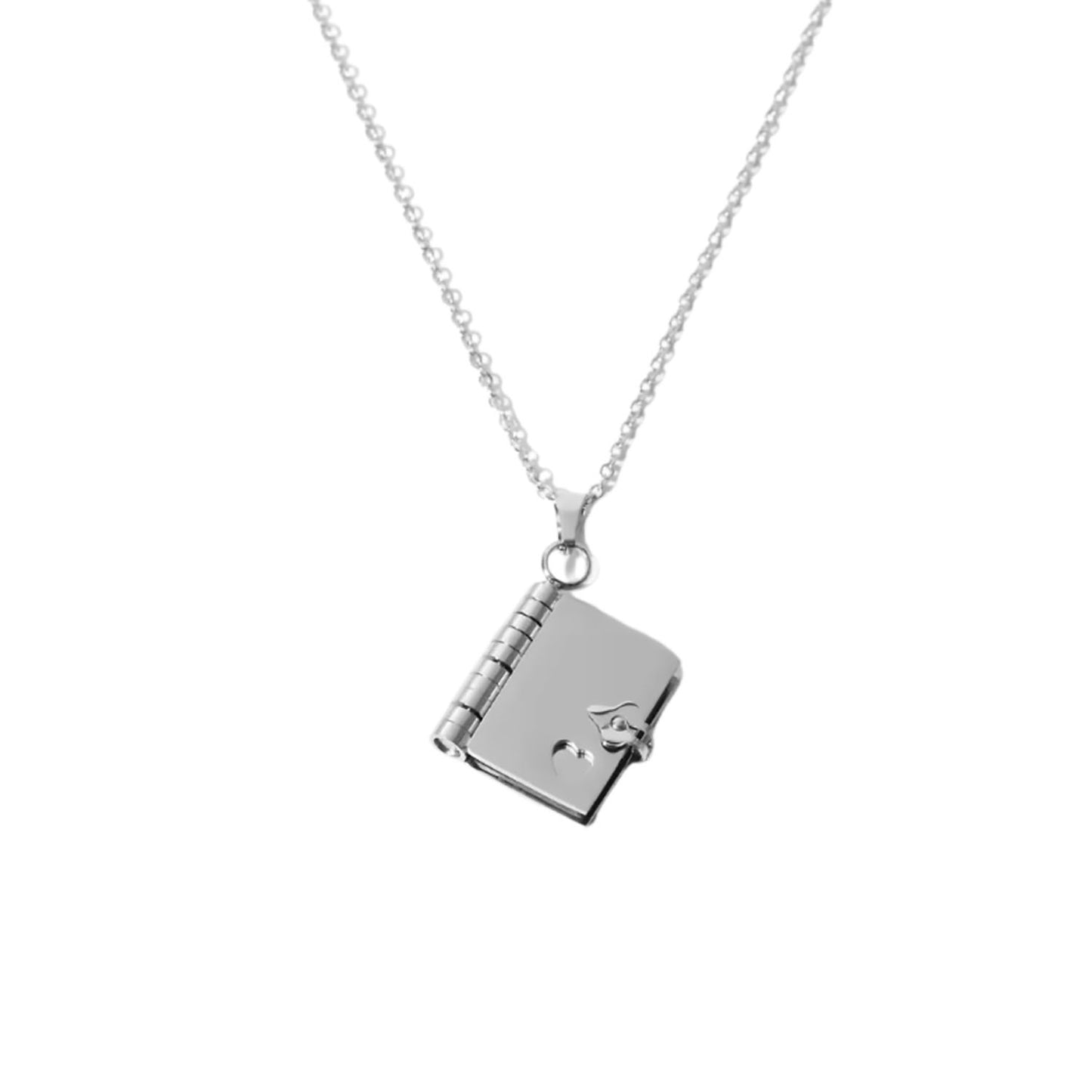 Collar Libro personalizado silver