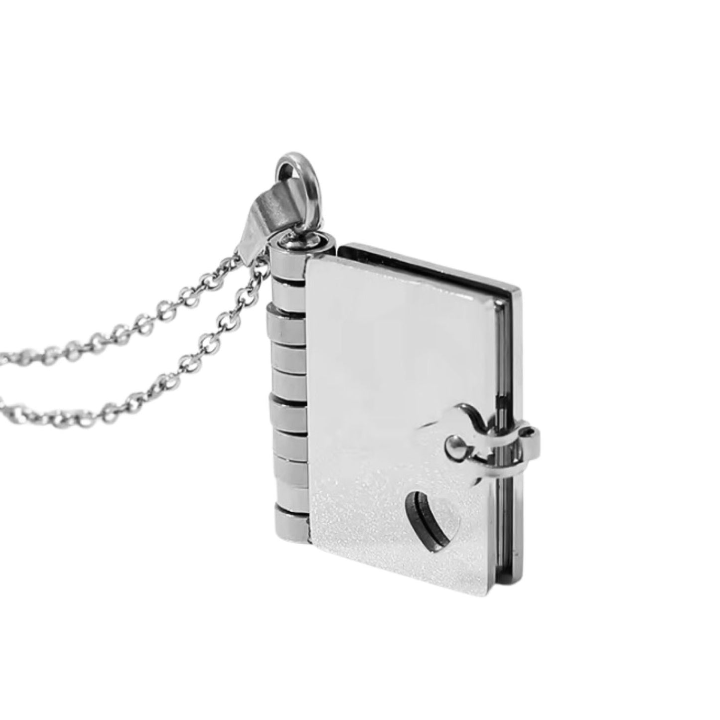 Collar Libro personalizado silver