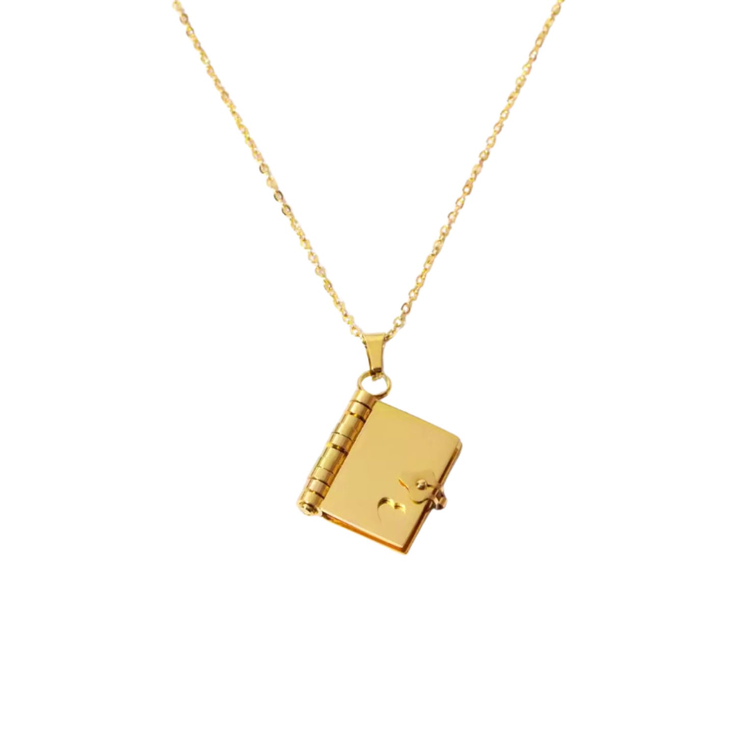 Collar Libro personalizado gold