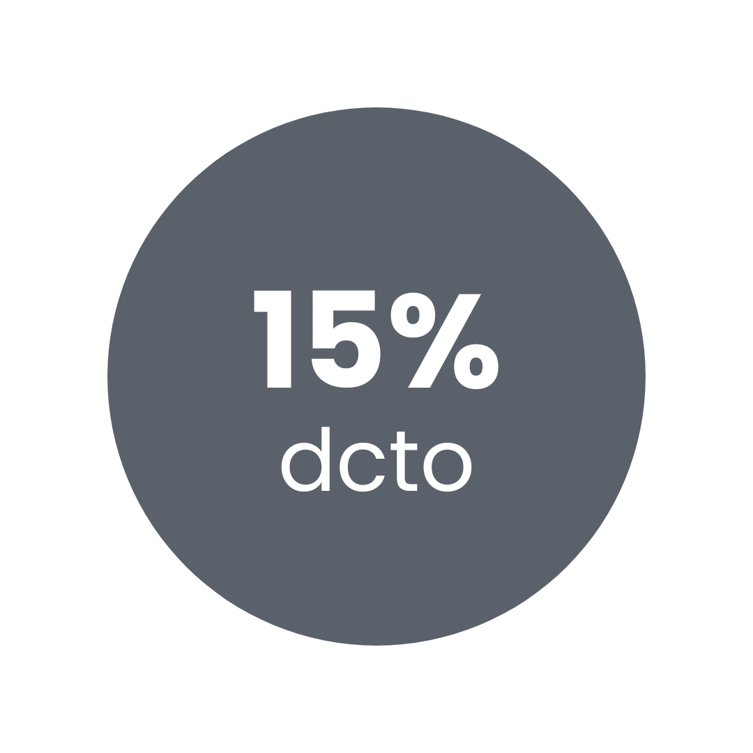 15% dcto