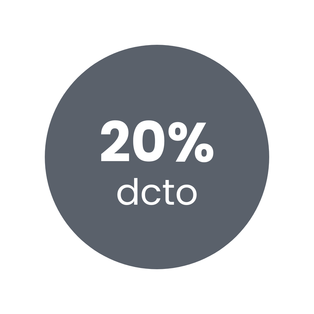 20% dcto