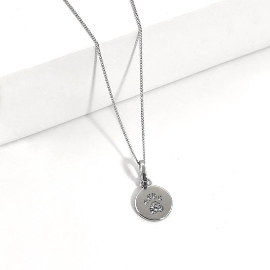 Collar Huellita personalizado - Plata 925