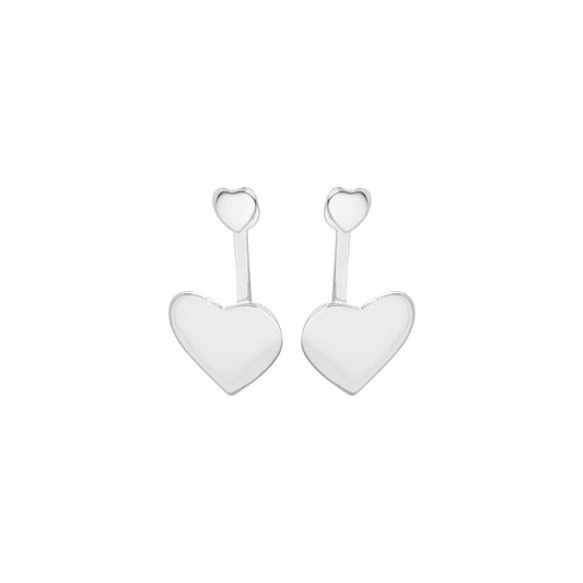 Aros Corazón - Plata 925