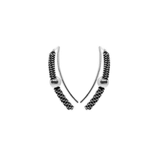 Aros Trepadores Esferas - Plata 925