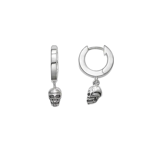 Aros Calavera - plata 925