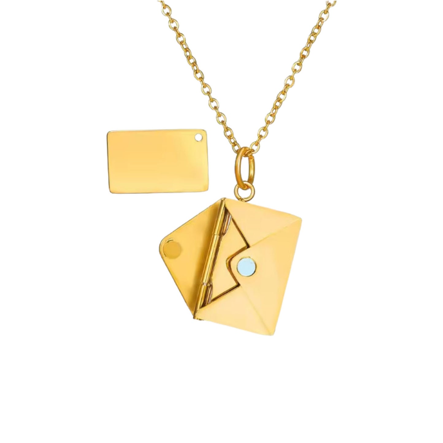 Collar personalizado Carta gold