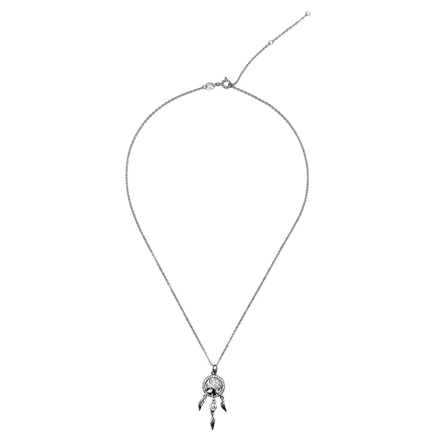 Collar Atrapa Sueños - Plata 925
