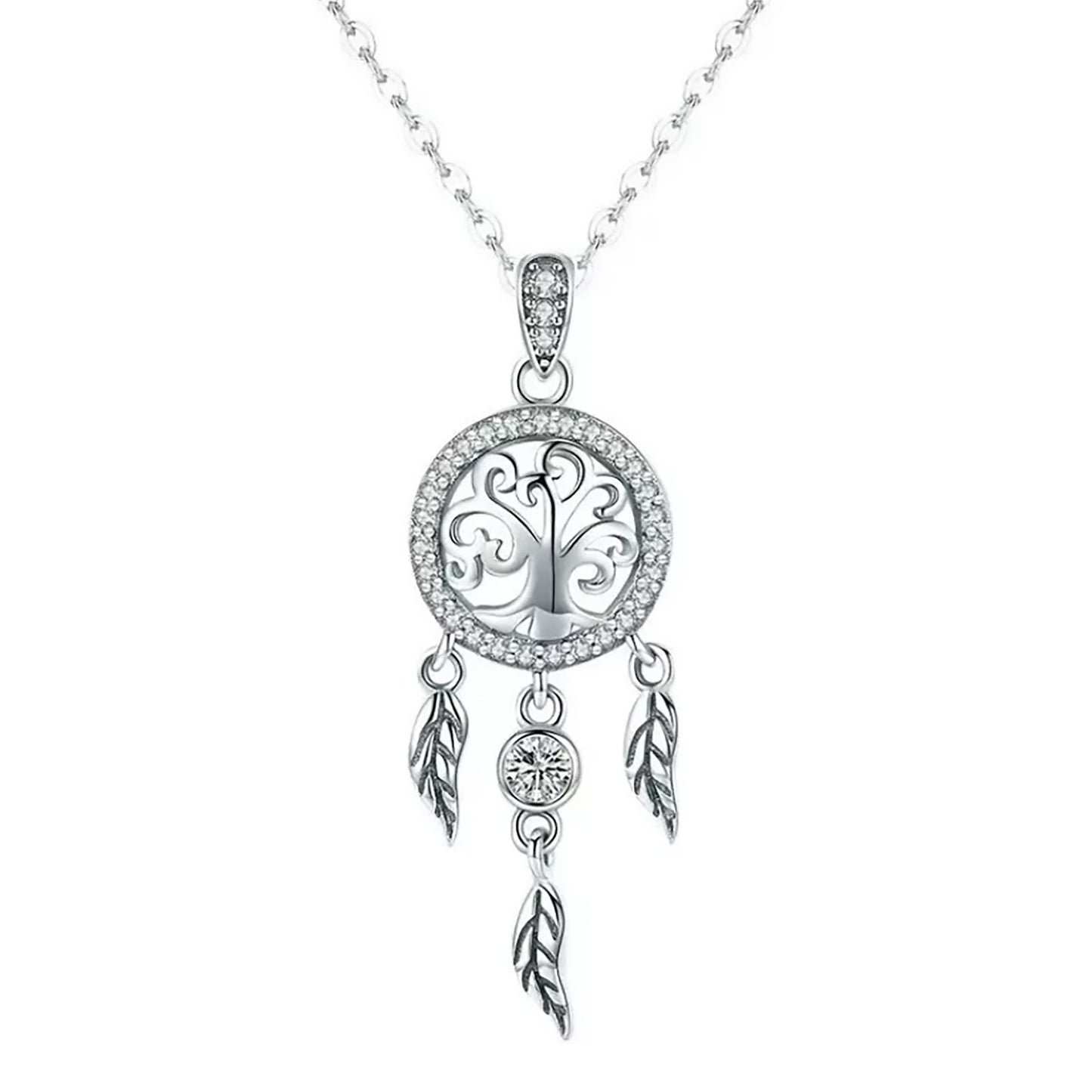 Collar Atrapa Sueños - Plata 925