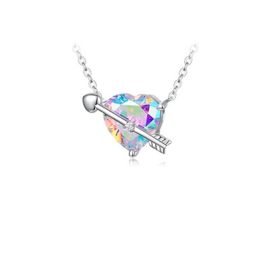 Collar Corazón Tornasol - plata 925