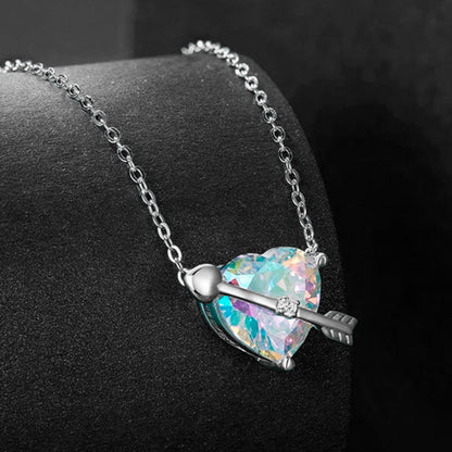 Collar Corazón Tornasol - plata 925