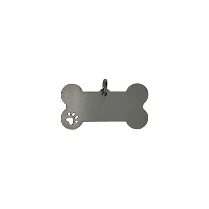 Placa Identificación Hueso silver