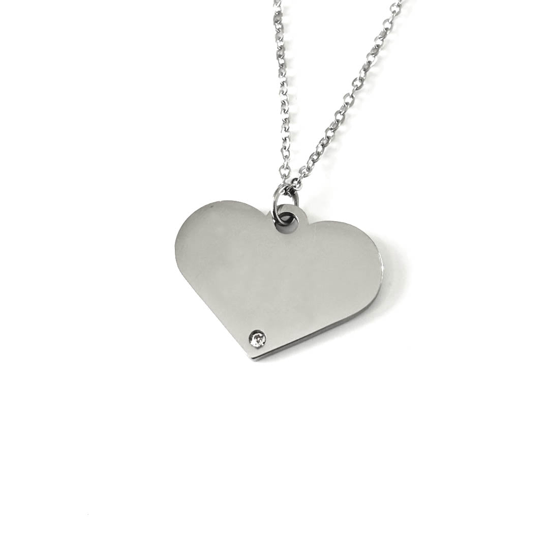 Collar Corazón Punto Luz personalizado