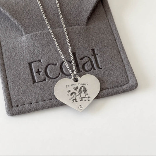 Collar Corazón Punto Luz personalizable