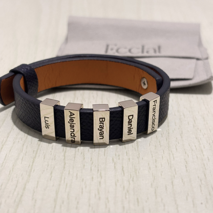 Pulsera Personalizada Cuero con Dijes