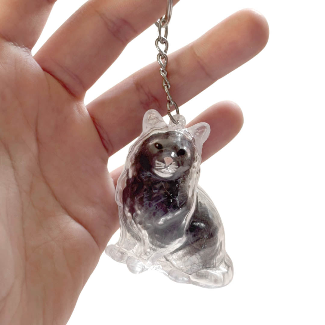 Llavero Guardapelo de Mascota - Gato