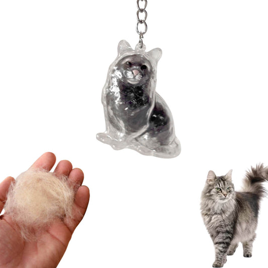 Llavero Guardapelo de Mascota - Gato