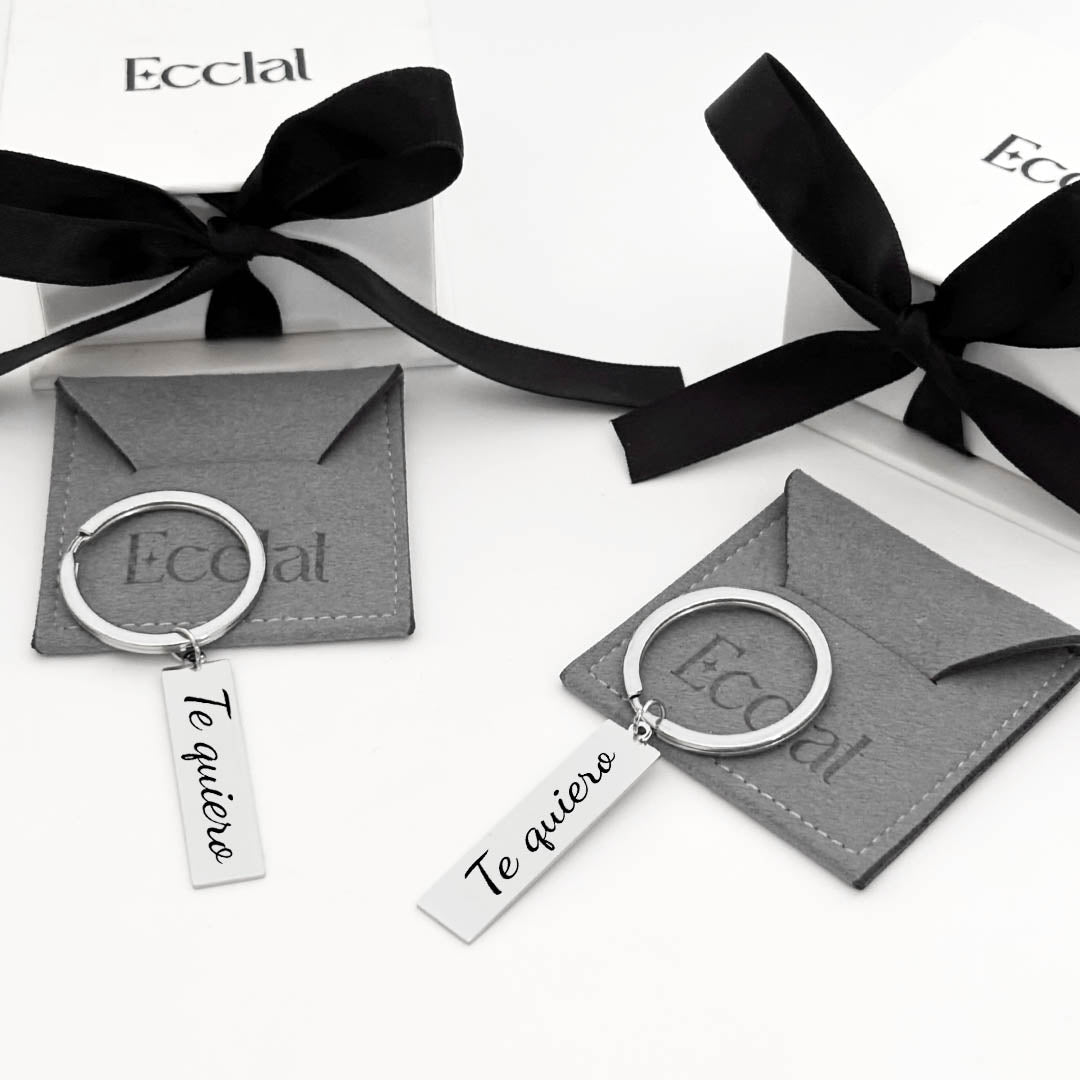 Set Llaveros Placa Personalizable