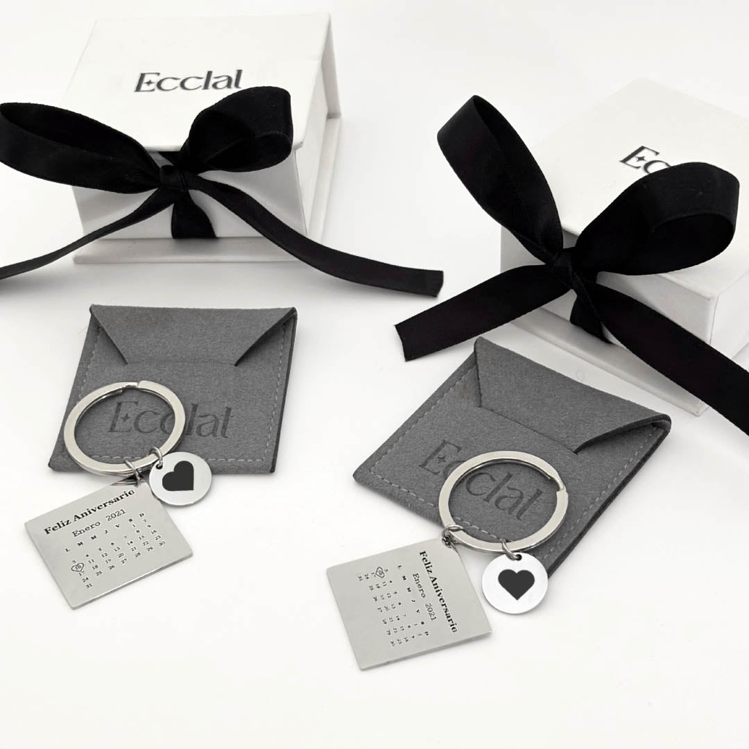 Set Llavero Cuadrado Personalizados