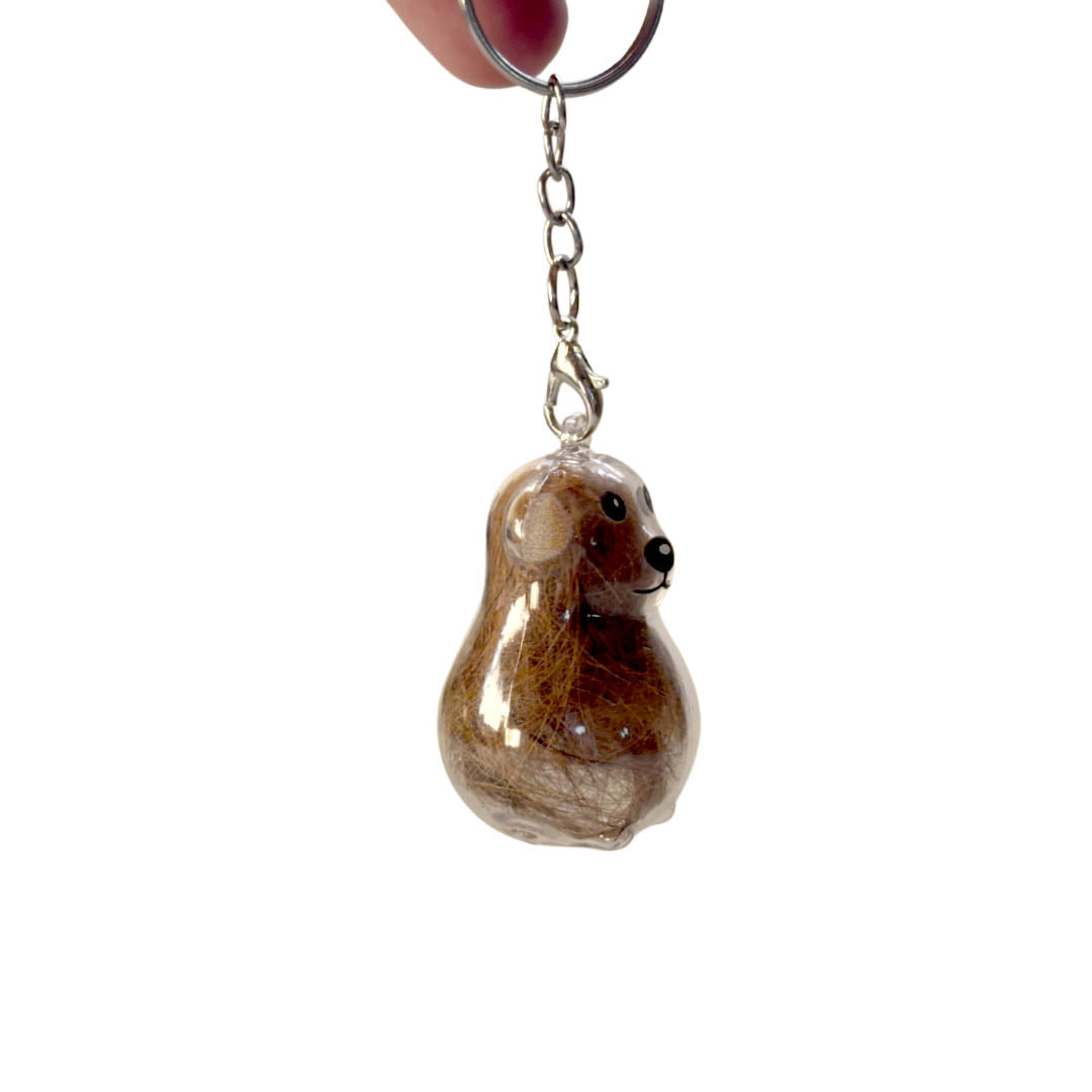 Llavero Guardapelo de Mascota - Perro guatón