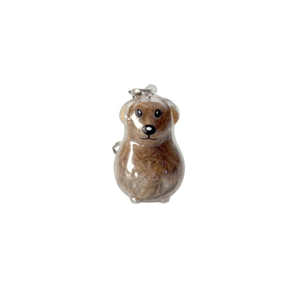 Llavero Guardapelo de Mascota - Perro guatón