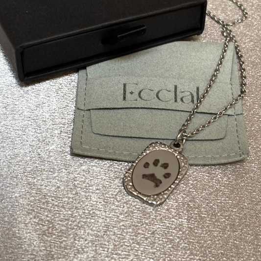Collar Medalla Espejo personalizado