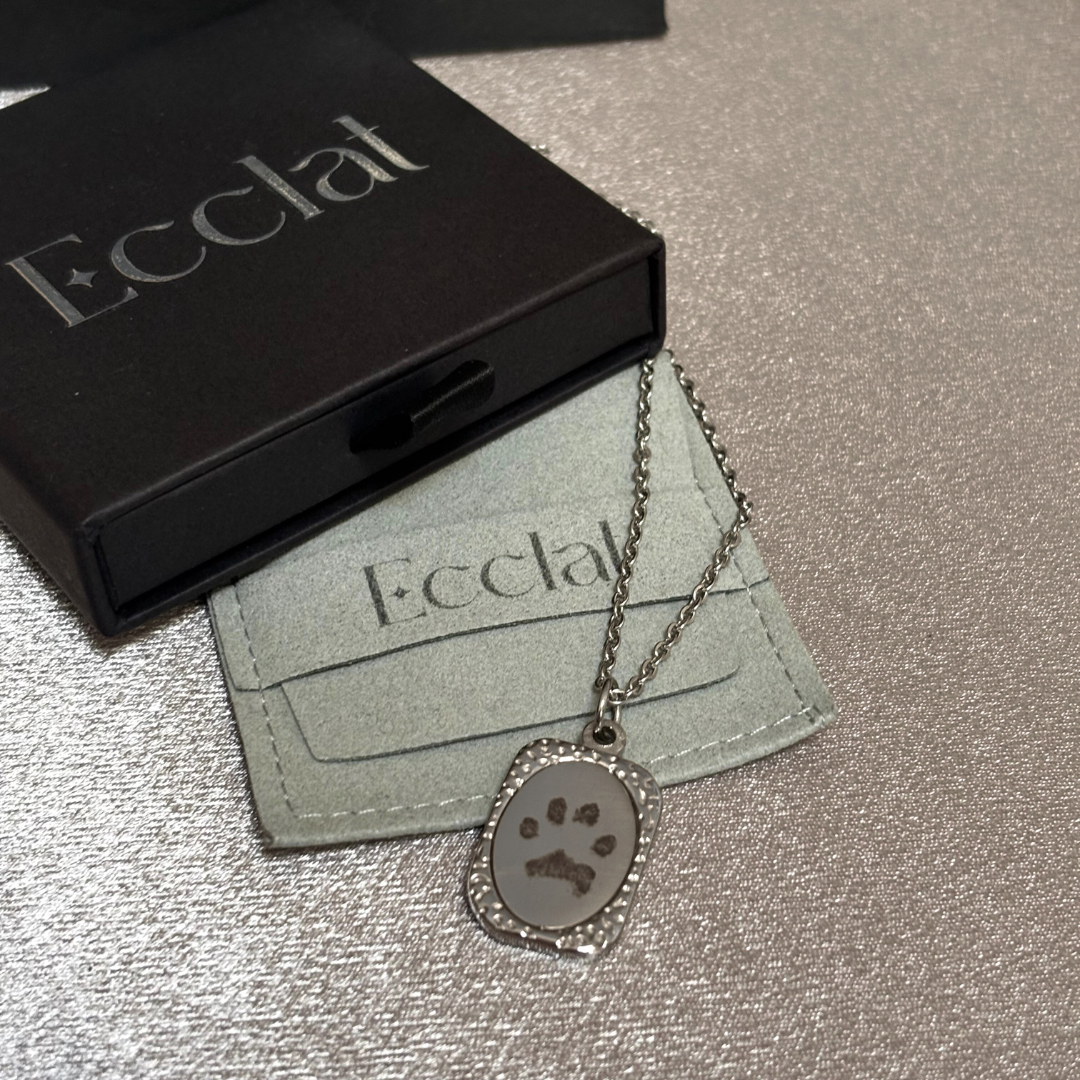 Collar Personalizado Medalla Espejo