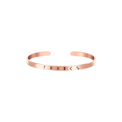 Pulsera Esclava Personalizada en Acero Inoxidable Rose Gold
