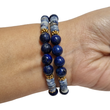 Pulsera Alba - Sodalita Lapislázuli