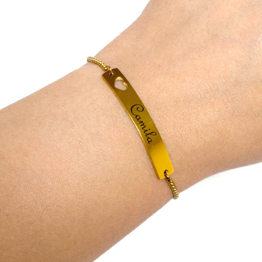 Pulsera Piocha Corazón Gold