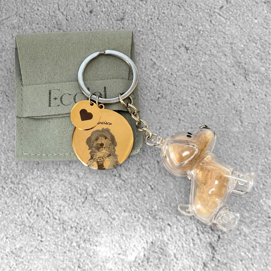 Pack Llavero + Guardapelo de Mascota