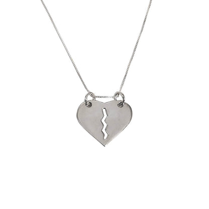 Collar personalizado Corazón de Fuego - Plata 925