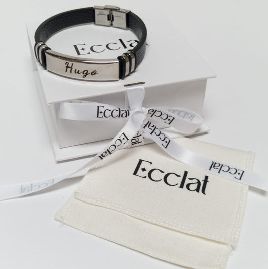 Pulsera hombre Cuero Ecológico Personalizada